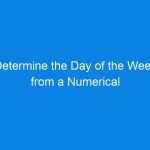 Determine the Day of the Week from a Numerical Date in Excel 2013